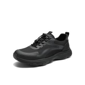 Belle | Thick Sole Height Increasing Sneakers Men Black