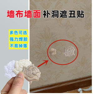 Wall Cloth Repair Cover Paste Door Damaged Cover Ugly Wallpaper Wallpaper Hole Patch Nail Eye Decorative Sticker