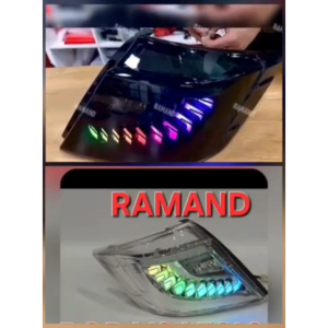 V4 RGB VISION DRAGON SCALE DESIGN PERODUA BEZZA TAIL LAMP LIGHT BAR RUNNING LED JDM ALBINO SMOKE