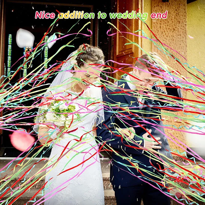Throw Streamers Confetti Poppers White Paper Streamers For Wedding, Engagement Party, Celebrations 10/20 Pack From Swagger_fashion, $5.19 - View #6