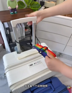 Fashion Adjustable Luggage Elastic Strap Versatile Reusable Suitcase Elastic Belt Baggage Fixed Tie Anti-drop Packing Straps Travel