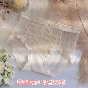 Pure Cotton Underwear Womens Low Waist Triangle Pants Sweet Style Spring 2023 Butterfly Knot Young Ladies Innerwear