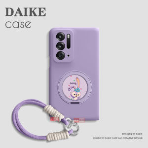 Ultra-Thin Magnetic Star Dailu Phone Stand Oppo Find N2 Full Cover Protective Case Skin-Like Feel Shock-Resistant FindN3 Hard Shell