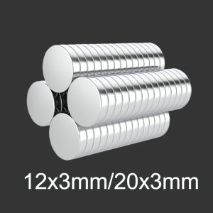 12x3/20x3mm circular countersunk hole magnet suitable for science office crafts refrigerator tool storage whiteboard