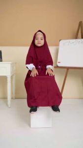 Hijab Arrafi Terbaru 2023 / Kerudung Sekolah Anak SD SMP SMA / Zahra Hijab by AR RAFI / Jilbab Instan Polos Variasi Pita / Hijab Putih