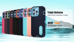 RICHMENT 3 IN 1 TPU+PC Full Coverage Military Grade Drop Proof Protection Phone Case with PC Kickstand Rugged Shockproof Protective Cover For Samsung Galaxy S26 Ultra S25 ultra S25FE S24 Plus S24+ S24 S23 Ultra S23 Plus S23+ S23Ultra S22 Ultra S22 Plus