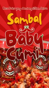 SAMBAL BABY CUMI 160 gr | Neng Ghina Rasanya Pedas yang Membangkitkan Selera