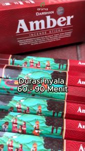 Dupa India Aromaterapi Long Hexa - Darshan Amber