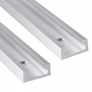 Aluminium Alloy T-track Slot Miter Track Jig Fixture T-Slot -Woodworking Chute Rail - T Slider Fixture Slot Slide Limit Guide