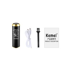 Kemei Electric Shaver Mini USB Rechargeable Electric Shaver KM-T10 Electric Razor Beard Knife Shaving Machine Men
