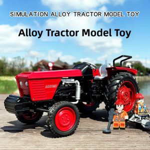 Handheld Four-Wheel Tractor Model Toy 1:18 Scale