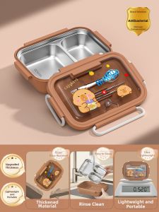 YOULUNMEI | Child Elementary Student Stainless Steel Insulated Food Grade Lunch Box