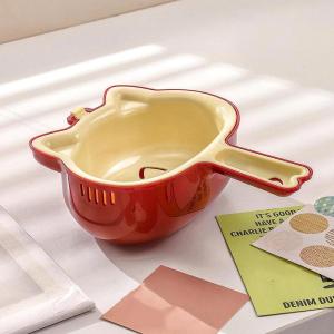 daily1PC 2-IN-1 Vegetable Cleaning Drainage Basket Cleaning Basket Fruit Water Filter Net Fruit Basin Vegetable Storage Bowl