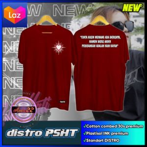 KAOS PSHT 24S SIMPLE CINTA KSIH ADA BATASNYA (B1)