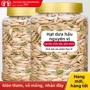 EIGHT GOLDEN CATS | Hạt Bí Nguyên Vị Dài Nướng Đóng Lon