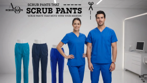 DAO2026- SCRUB PANTS ONLY  BLUE EDITION Medical Factory Uniform/Comfy to Wear