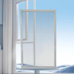 ZUOLEJIA | Easy-to-Install No-Drilling Internal Window Screen Mosquito & Bug Prevention 304 Stainless Steel and Aluminum Frame Window Screen