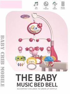 Baby Bed Bell Toy Coaxing Sleep Music Bed Suspension 0-3 Newborn Bedside Bell Spinning Cradle Gift