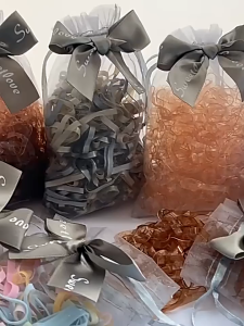 1Bag Colored Disposable Rubber Band Set With High Elasticity 4mm Thick Hair String Durable Rubber Bands (with Mesh Bag)