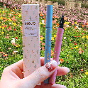 HOJO Ultra-Fine Waterproof Eyeliner Pen Quick-Drying Non-Smudging Two-In-One for Beginners Womens Makeup Tools Eye Liner