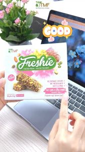 Thanh hạt dinh dưỡng Freshie Dừa & Hạt Điều 150g TÂM MINH FOODS không chiên thuần thực vật