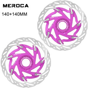 MEROCA | Đĩa Phanh Xe Đạp MEROCA XR 140mm/160mm Khóa Trung Tâm Tản Nhiệt Đĩa Phanh Nổi Phụ Tùng Phanh Xe Đạp