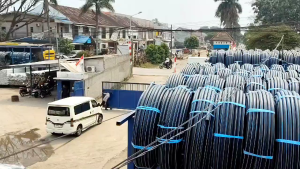 Pipa Hdpe Merk Vinilon 1 1\4 Inch 1 Roll 100m PN 16 | Distributor Hdpe Murah