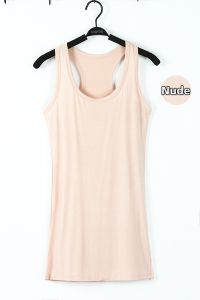 Spring Summer Korean Fit Modal Crisscross Backless Vest All-Match Base Layer