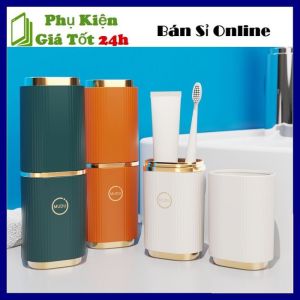 Hộp Đựng Bàn Chải  Kem Đánh Răng Cá Nhân MADU Mang Đi Du Lịch  Dã Ngoại - Ống Đựng Bàn Chải Và Kem Đánh Răng Kiêm Cốc Đựng Nước 2in1 Đa Năng Tiện Lợi