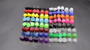 1Set BDM-030 Joystick Thumb Caps & R1 L1 R2 L2 Game Trigger Buttons with Spring for PS5 V3.0 Controller Replace Part