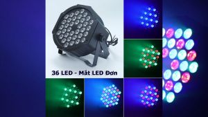 Đèn led sân khấu Flat Par Light 36 Led cảm ứng âm thanh