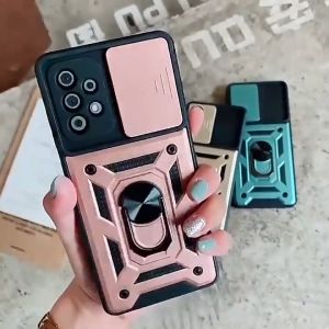 🇹🇭💕ถูกที่สุด💕เคส Samsung GalaxyS24 23 22 21 5G เกราะกันกระแทกฝาป้องกันเลนส์กล้องสไลด์สำหรับ แม่เหล็กยึดโทรศัพท์