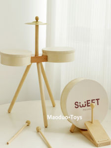 Educational Wooden Handmade Drum Set