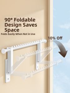 WEILAISHI | Wall Mounted Telescopic Foldable Drying Rack