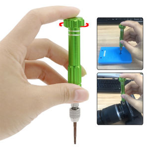 [Ship Today] Watch Repair Screwdriver Handle 5 in 1 Alloy Magnetic Disassemble Open Repair Screwdriver Tool Set for Cell Phones Eletronic Devices