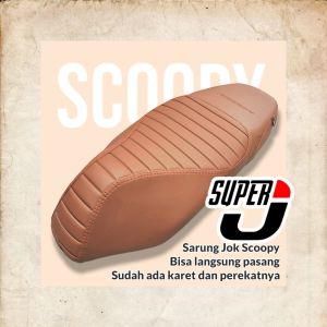 Cover Jok Motor SCOOPY VEPA FINO Model Caferecer