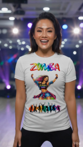 Zumba Drifit womens T-shirt breathable sports T-shirt men and women Round Neck Design short-sleeved T-shirt Zumba dance T-shirt breathable comfort soft team shirt