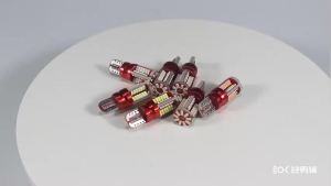 KEVANLY | 2PCS T10 W5W LED Canbus Không Lỗi Xe Ô Tô Wedge Clearance Biển Số Đèn 3014 57SMD Hổ Phách Trắng Đậu Xe Đèn 12V