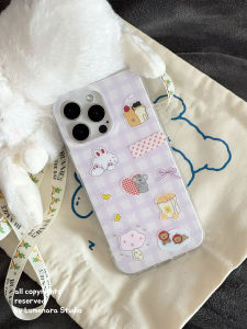 Chunri Story Original Design Phone Case for  15Pro Max Cute Frosted Double Layer TPU+PC Protective Cover Anti-Fall