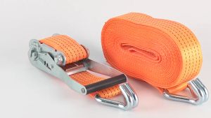 5000KG Dây tăng đơ chằng hàng  Chất Lượng Châu Âu  loại 2 móc J-Hook  chiều dài tùy chọn rộng 50 mm Trọng tải : 2500 kg Chất liệu PE