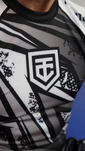 TC Comp Version 2 Short Sleeve White Rash Guard