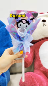 Moo Baby Doll Bouquet with Light Sanrio Bouquet Kuromi Bouquet Graduation Bouquet Kuromi花束娃娃花束玩偶花束