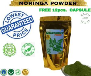 MALUNGGAY/MORINGA POWDER 50g+FREE 12 PCS. CAPSULE 100% Pure and Natural