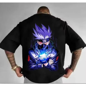Bandai | 2026 Mens Women Uchiha Itachi Cotton Printed T-shirts Soft Breathable and Features A Drop Shoulder Short-sleeved Tops