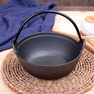 Dày Dặn Lò Nướng Hà Lan Gang Handmade Nồi Sắt Truyền Thống Tonkotsu Nồi Súp Phong Cách Nhật Để Nấu Ăn Và Nướng Bánh