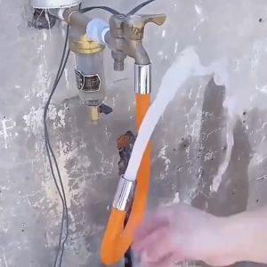 Kitchen Faucet Extension Hose Bathroom 360° Rotation Bending Faucet Extender Tube Faucet Accessories