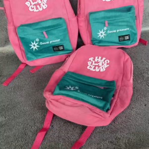 Tas Punggung Ransel Backpack Corduroy Pink Pastel Club Tas Ransel Backpack Corduroy Nothink Pink