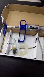 2ml Pet Automatic Continuous Syringe Adjustable Veterinary Syringe Vaccine Injector Syringe