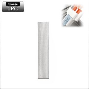 Self Squeeze Desktop Duster Mop Handheld Sponge Mop Hands Free Cleaning Tool for Bathroom Kitchen Narrow Space Wet and Dry Use