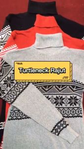 Sweater Rajut Pria Premium - Bahan Tebal - Varian Size S.M.L - Panjang Lengan 56-61cm - Lebar Bahu 11-16cm - Lebar Dada 43-48cm - Tinggi Sweater 62-68cm